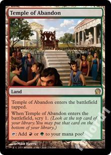 Temple of Abandon - dual RG i scry 1 @@@@