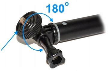 SOLIDNY długi MONOPOD kijek do Gopro 9 8 7 6 5 4 Eken XIAOMI 1 YI 4K LITE
