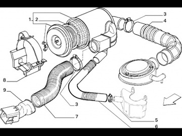 1X RUKOJEŤ VZDUCHU FILTRU FIAT UNO DUNA FIORINO