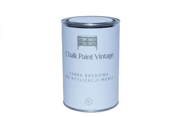 Farba kredowa chalk paint do stylizacji mebli 1l Biała i Kolory z wzornika