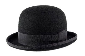 Pánsky klobúk MELONIK derby 100% vlna veľkosť 55