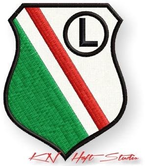 NASZYWKA termo LEGIA WARSZAWA haft 85mm x 67mm