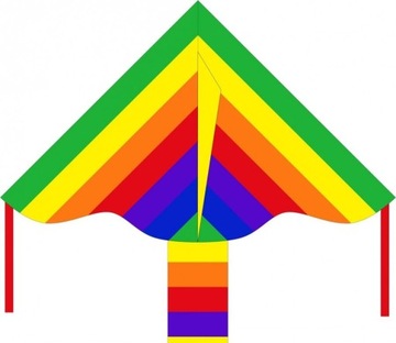 Latawiec dziecięcy HQ Simple Flyer Rainbow 85cm