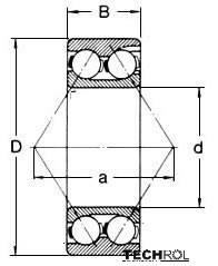 3200 2RS ШАРИКОВЫЙ ПОДШИПНИК РАДИОНАЛЬНЫЙ 10x30x14 мм