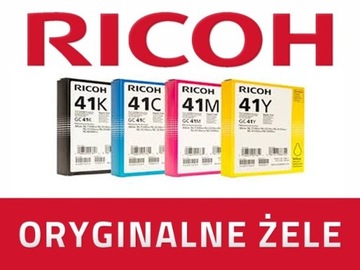 Оригинальные гели Ricoh GC 41C/41M/41Y/41K