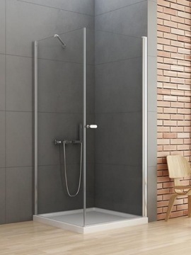 Новая душевая кабина Trendy NEW SOLEO 90x90x195 см D-0141A/D-0088B