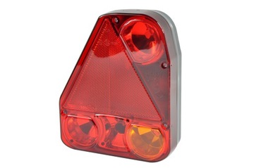 LAMPA TYLNA LEWA Z TRÓJKĄTEM ODBLASKOWYM LZT 752