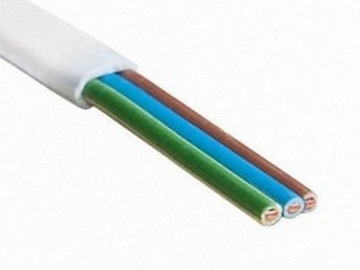 Przewód kabel YDYp 3x2,5mm2 750V Biały G-006470