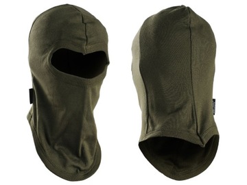 KOMINIARKA BALACLAVA Bawełniana 1 Otwór - OLIVE