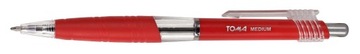 Długopis automatyczny czarny Toma 1,0mm 1szt