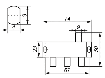 ТРЕХСТОРОННИЙ ТВ РАЗВИТИТЕЛЬ RI-3/1F-SIG SIGNAL