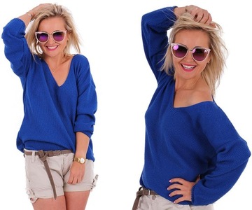 PASMANTEX MELFI SWETER BLUZKA W SEREK NARZUTKA !