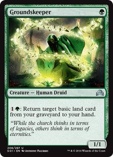 MTG 4x Groundskeeper (Uncommon)