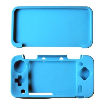 IRIS Silikonowy pokrowiec etui osłona case na konsolę New 2DS XL niebieski