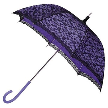 Parasolka damska z koronką fioletowa parasolki
