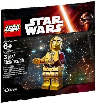 УНИКАЛЬНАЯ ФИГУРКА C-3PO LEGO STAR WARS BRICKS C-3PO