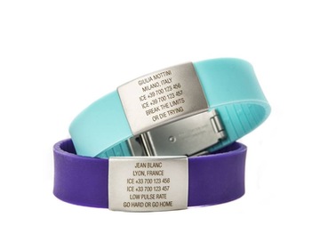 БРАСЛЕТ СОБАКИ БРАСЛЕТ ICESTRIPE С ГРАВИРОВКОЙ