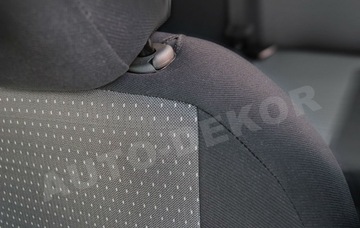 TOYOTA COROLLA VERSO II 2004 - 2009r POKROWCE SAMOCHODOWE TYPOWE TYŁ 3x1