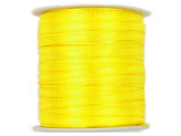 DiStile~ WSTĄŻKA satynowa 3mm ŻÓŁTA 5m 016
