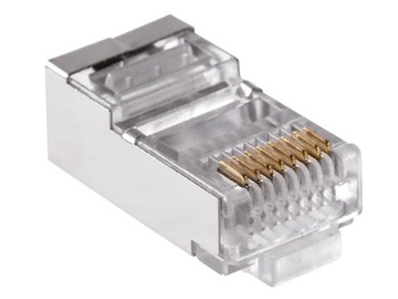 Wtyk RJ45 Cat 5e FTP Ekran Uniwersalne 20 szt