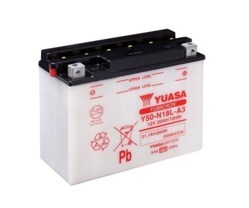 Akumulator Yuasa Y50-N18L-A3 21Ah XV1100 Gold Wing
