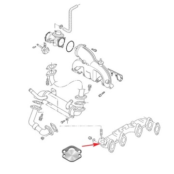 Крышка клапана EGR 1.9TDI SEAT CORDOBA IBIZA LEON