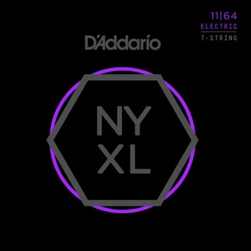 D'addario NYXL struny do gitary 11-64 7-strunowej