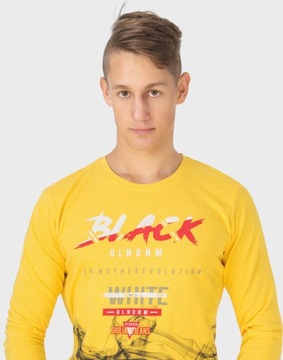 Koszulka Męska Bawełniana Podkoszulek Męski z Długim Rękawem Long 1003-4 XL