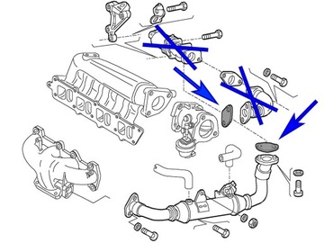 4 mm Zaślepka EGR Fiat Alfa Saab Opel 1.9 JTD CDTI