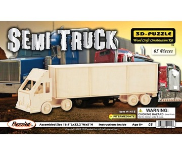 фото ориг. №5, Puzzle wooden automobile cargo tir