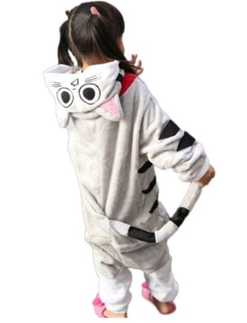 PIŻAMA KOT DZIECIĘCA ZWIERZĘTA KIGURUMI ONESIE