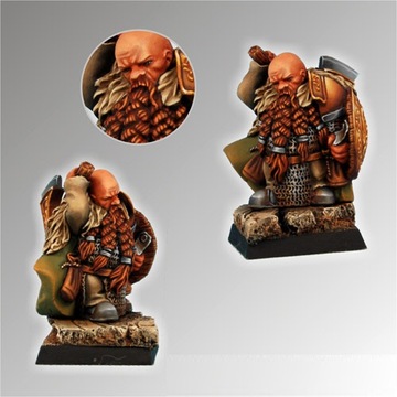 рисунок Dwarf Ducal Guard 28mm Scibor 28FM0028 24H