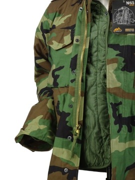 Куртка Helikon M65 Woodland в стиле милитари США РАЗМЕР. М