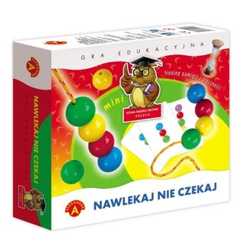 Gra edukacyjna Nawlekaj nie czekaj mini Alexander