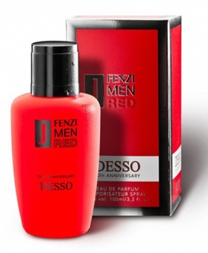 FENZI DESSO RED EDP100ML CZERWONY MĘSKI KLASYK CUD