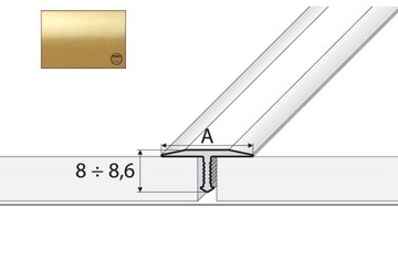 A56 Profil fugowy 26mm ZŁOTO 200cm