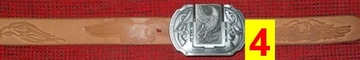 Ремень из кожи с пряжкой и зажигалкой на ваш выбор.