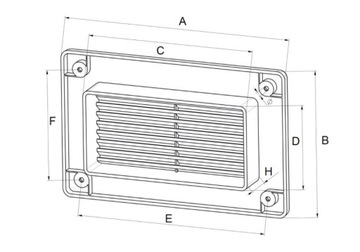 AWENTA ZAKOŃCZENIE KANAŁU OSŁONA 60x120 KP120-30BR