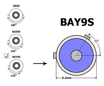 żarówka LED BAY9S 12V H21W 460lm