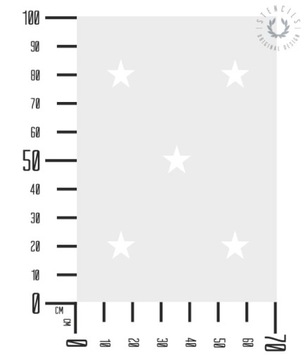 Повторяемые ЗВЕЗДЫ - шаблон для картины на стену