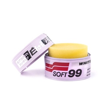 SOFT99 White Soft Wax - автомобильный воск для светлых красок 350г