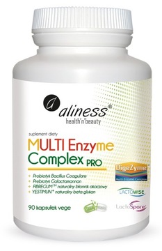 Enzymy trawienne MULTI COMPLEX+BETA GLUKAN Aliness