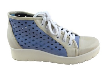 Creepers AGA ECRU/BLACK LEATHER 36 ПРОМО БУТОМАНИЯ