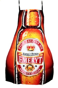 Fartuch prezent dla EMERYTA, na emeryturę