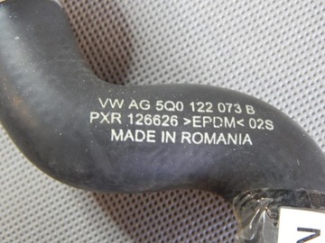 AUDI A3 8V TRUBKA PŘÍVOD WAZ VODY 5Q0122073B