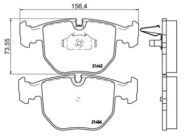 TARCZE 0439 GT KLOCKI BMW 5 E39 przód 324mm wys.74