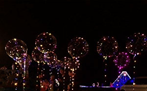 НАБОР СВЕТЯЩИХСЯ СВЕТОДИОДНЫХ ШАРОВ Лента 3 метра E0401 EMAJ