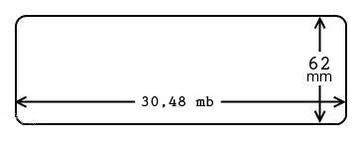 Органная лента Brother DK-22205 62ммx30,48мб QL700 QL800 QL810w QL820nwb QL1100