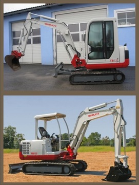 НАКЛЕЙКИ НАКЛЕЙКИ - TAKEUCHI TB135 + пиктограммы