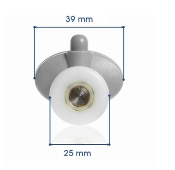 ролики ролик для душевой кабины D02 25мм низ